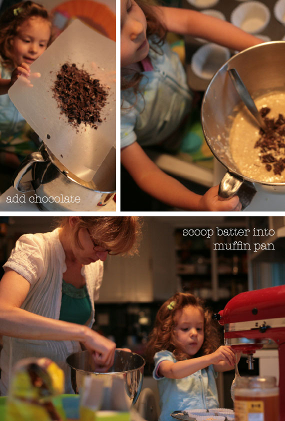 healthy easy millet-muffins with chocolate